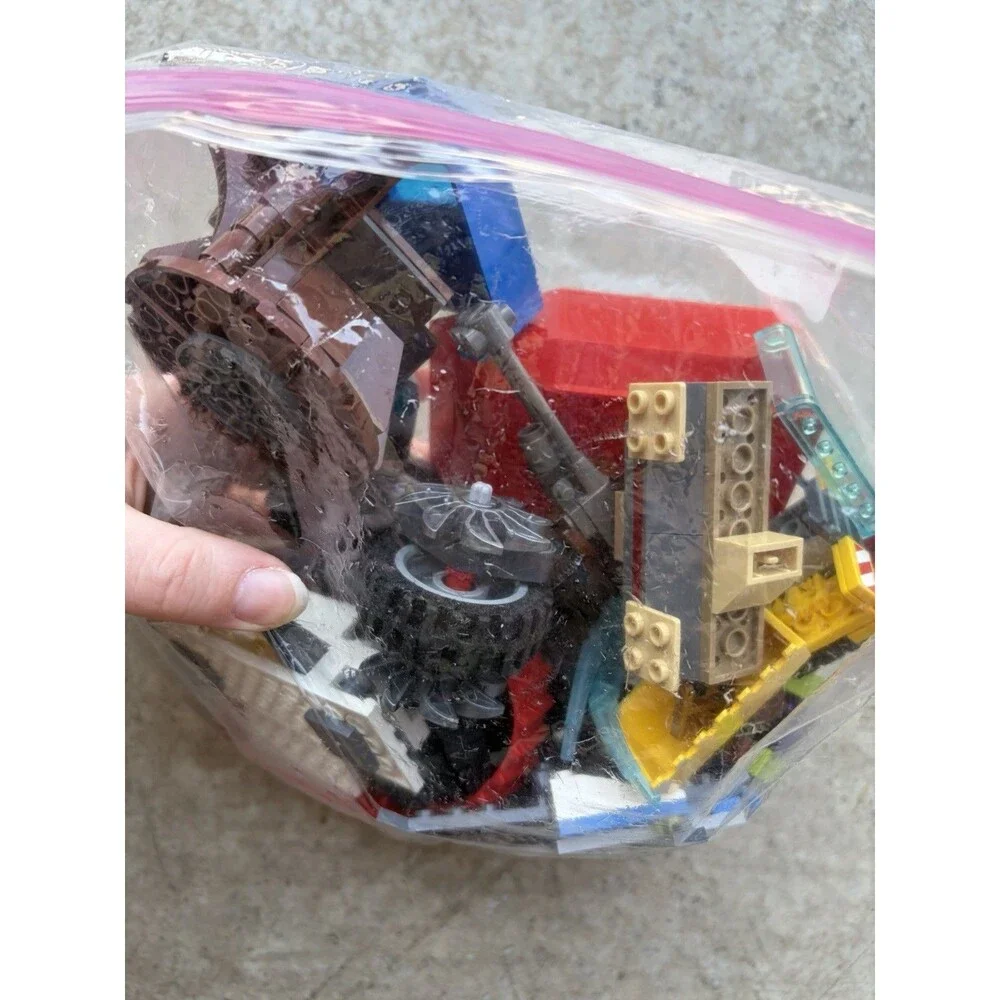 2lbs Lego Mixed Lot Pieces Belt/Tires/ Accessories/ Cars